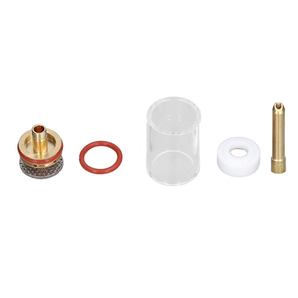 TIG Svejselampe Tilbehør Argon Svejser Glas Kop Del Sæt Kit til 2.4MM WP17/18/26