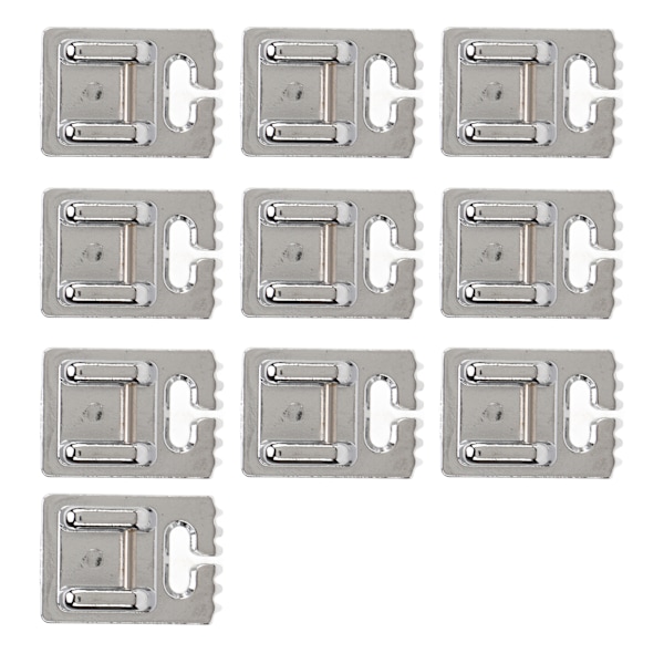 10 st Tuck Presser Foot 5 7 9 Spår Hållbar Blank Yta Ingen Grat Rostfritt Stål Symaskin Presser Foot för Hem5 Spår