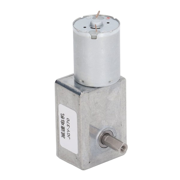 Vaihteistomoottori 12mm kaksoisakseli itselukittuva kääntyvä matovaihdemoottori kiinnitysalustalla DC12V 10RPM