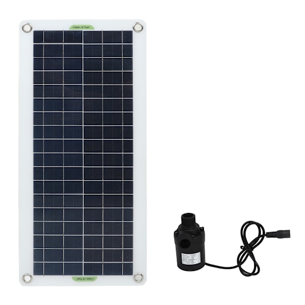 Solvattenpumpkit 30W polykristallint kisel 800L per timme Solcellsdriven vattenpump för husbil växthus camping