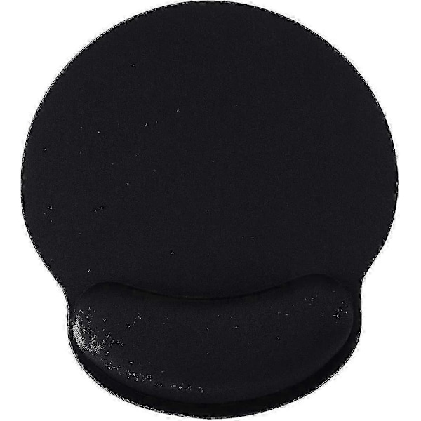 Ergonomisk Svart Musmatta Med Handledsstöd Kompatibel Med Dator, Liten Gaming Musmatta Med Handledsstöd Kompatibel Med Laptop