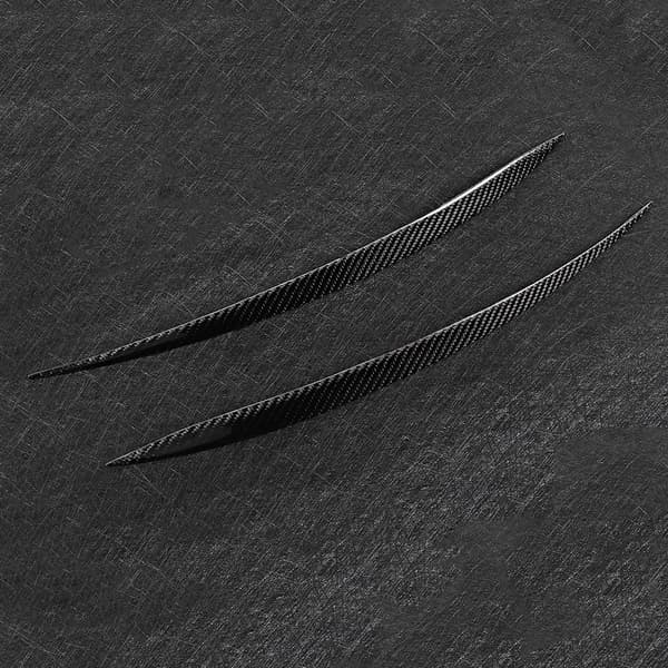 Tørre karbonfiber frontlykt øyenbryn øyelokk passer til GTD 7 MK7 14-16