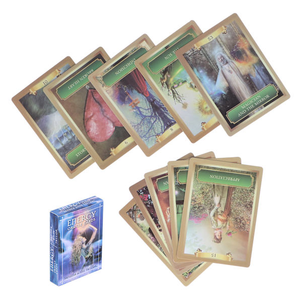 Hologram Paper Engelsk Språk Tarot Kort Spådom Spillkort Interaksjon Brettspill Kort