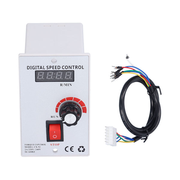 Motorhastighetskontroll UX‑52 Digital 400w 220‑230V Ingen støy Ingen vibrasjon Hastighetskontroller