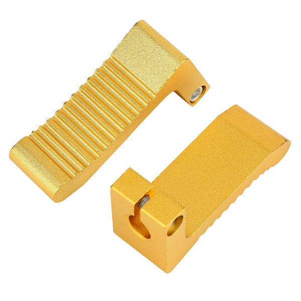 2PCS Motorcykel Fotpedal Modifieringstillbehör Passar För PEG REST 43CC 47CC 49CC (Gyllene)