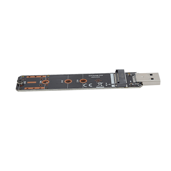 Sovitinkortti USB3.1 - M.2 NVME/SATA Pcie -sovitin USB A -porttiin M.2 kaksoisprotokolla -sovitinkortti