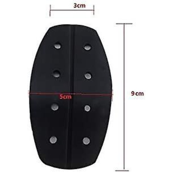 Silikone BH-strop puder - Skridsikre skulderpuder (3 par)