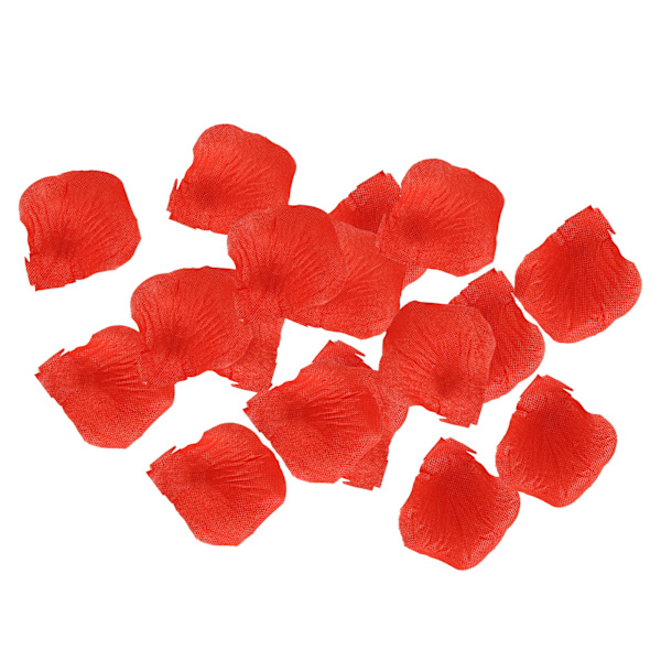 8 påsar 120 st/påse konstgjorda kronblad i non-woven tyg, falska kronblad för familjebröllop och festdekorationer (röd)
