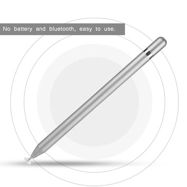 Kapacitiv skærm Touch Pen Stylus til Android/iOS/Windows/ipadpenil mobiltelefon tablet (grå)
