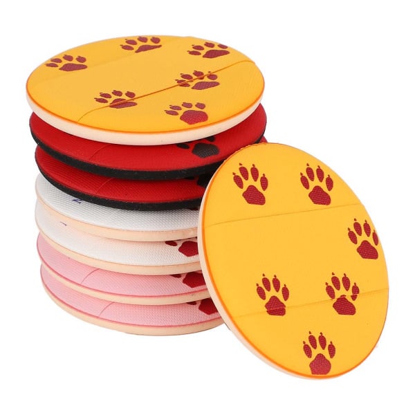 MAANGE 8kpl Pyöreä Ilmatyyny Puuteri Puff Cat Paw Kauneus Meikkisieni Puffi