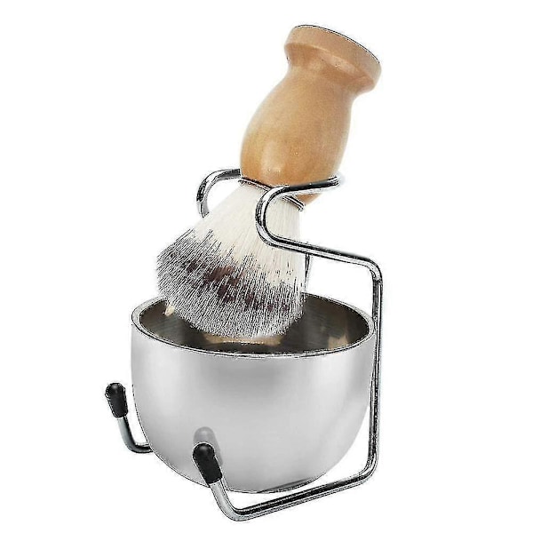 3-i-1 Barberkostsett Barberkopp og Barberkoststativ Barberkostholder Juni 6.15