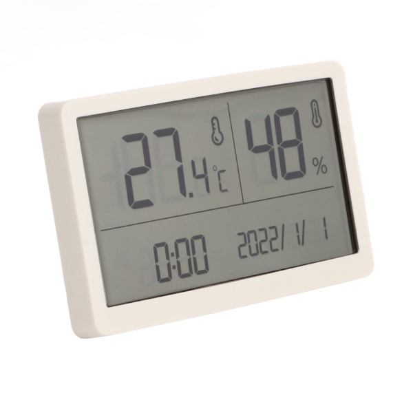 Temperatur- og fuktighetsmonitor Temp Tester Digitalt displaytermometer Hygrometer for hjemmerom