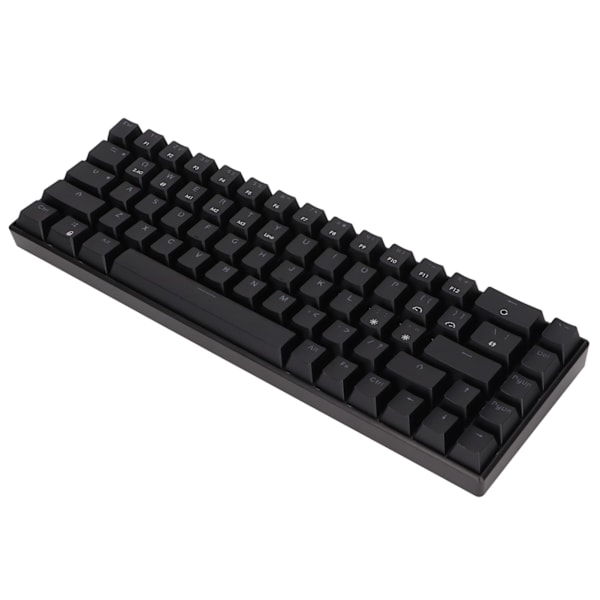 Tastatur 68 Taster Weißes Licht Drei Modi Schwarze Mechanische Tastatur für Windows für HarmonyOS für Android für IOS Blauer Schalter