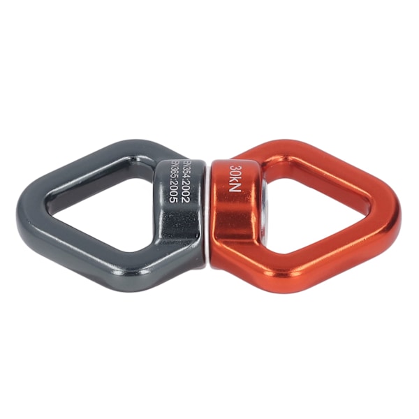 Swing Spinner 360 graders roterande 8-formad universell säkerhetsrotationsanordning för gunga utomhus orange och grå