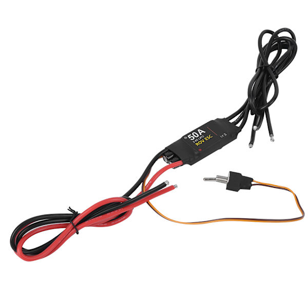 Vanntett børsteløs ESC 50A 2‑6S for 24V RC båtmodell undervanns thruster