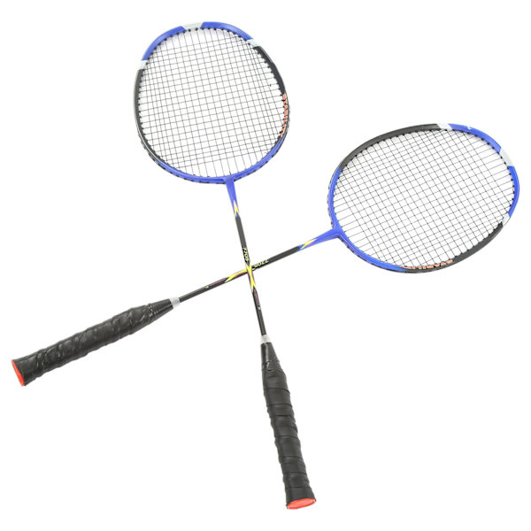 2 st badmintons racket i kolfiberlegering, ultralätt sporttillbehör för träning och tävling