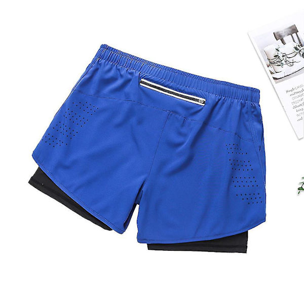 Herrshorts i dubbla lager med snabbtorkande funktion, XL, krämvit