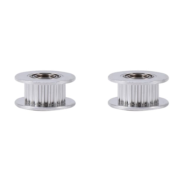 2st Aluminium 5mm Innerdiameter Kuggremshjul med Lager för 3D-skrivare