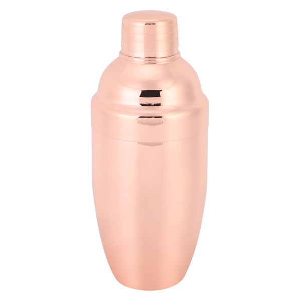 Elegant manuell skakning rostfritt stål cocktail shaker bar verktyg tillbehörRose Gold