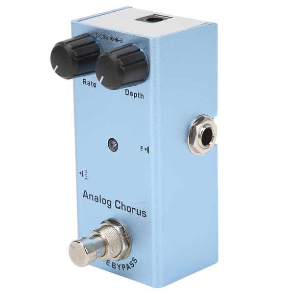 Analog Chorus Effekt Metallrattjustering med True Bypass Elgitarr LjudtillbehörZP‑07 Analog Chorus