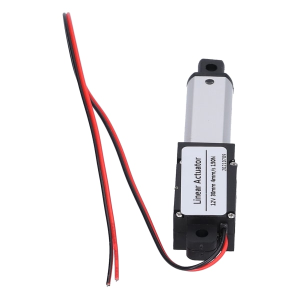 Lineaarinen toimilaite 30mm DC 12V melua vaimentava oikosulkusuojaus vedenpitävä mini sähköinen lineaarinen toimilaite 4mm/s-150N