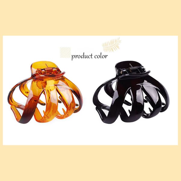 4 stk. Store Grip Octopus Clip Spider Hårklype Octopus Jaw Hårklyper for Tykt Hår