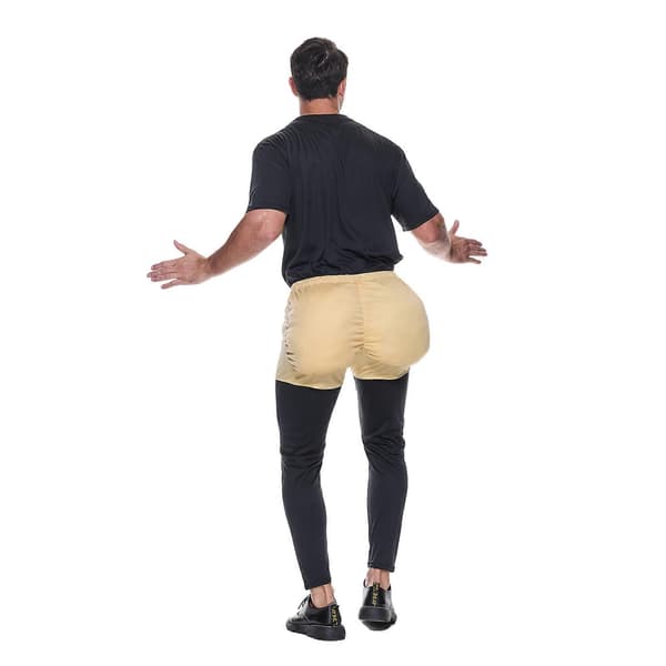 Falsk rumpa, falsk mage Halloween-kostym Fake butt