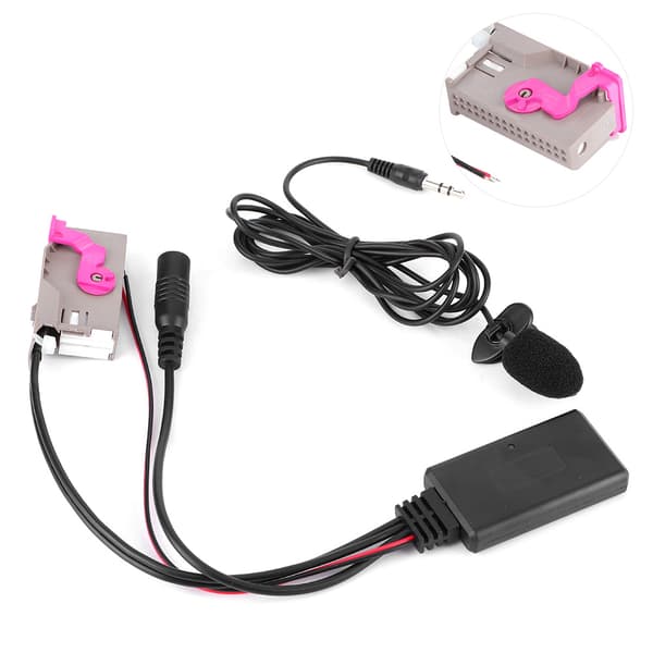 32-Pin Bluetooth AUX Adapter Portabel Bilstereo Ljudkabelkontakt Passar A3 A4 A6 A8 TT