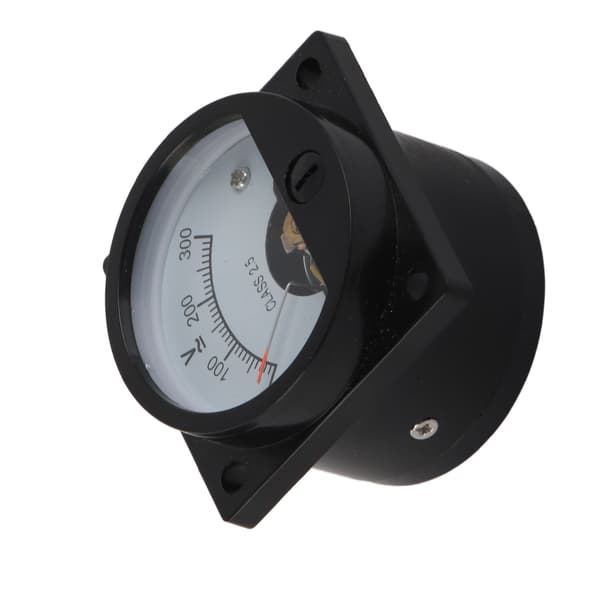 Rund Voltmeter ABS Analog Skivepanel Måler Nøjagtigt Værktøj til Måling af SO‑45 AC 0‑300 V