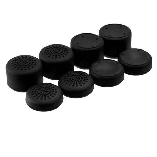 6 x 8st Premium Gummi Thumbstick Skydd Högre för Playstation 4 Kontroller