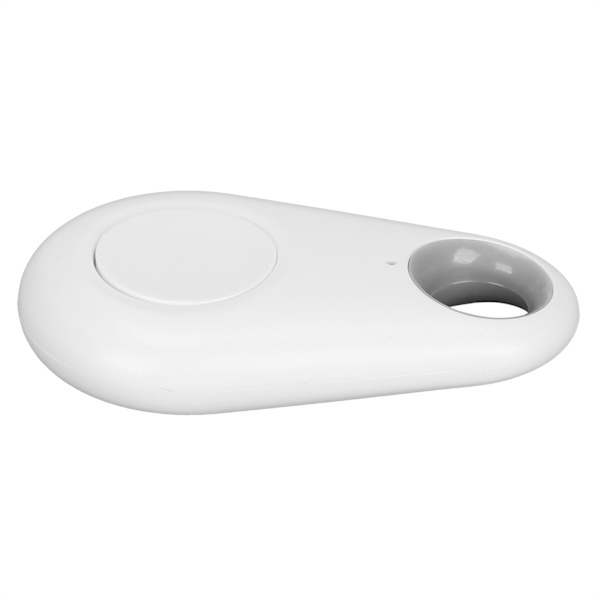 Trådløs smart tracker Bluetooth anti-tap alarm sensor enhet for barn kjæledyr lommebok bagasje hvit