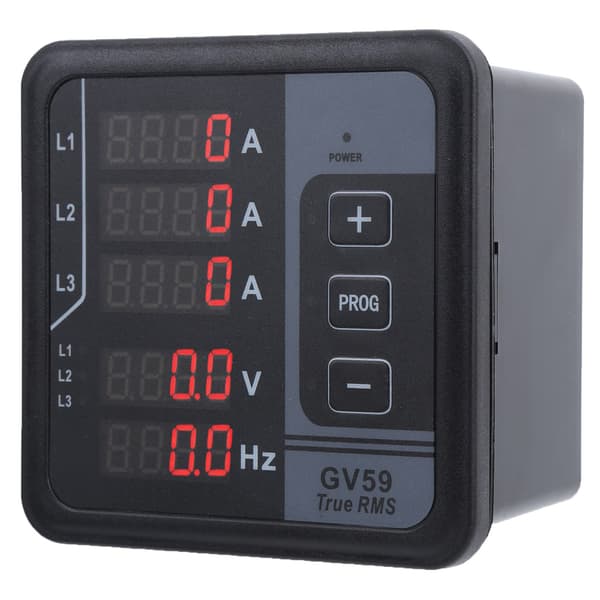 Digital Multifunksjonsmåler GV59 Strøm- og spenningsmåler DC 165265V Overvåkingsinstrument