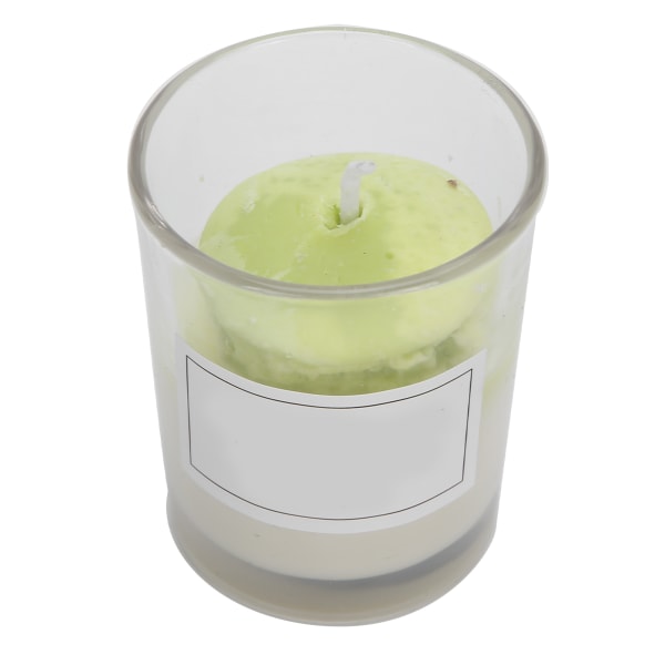Aromaterapiljus Bärbar söt romantisk ljus med glaskopp Heminredning GiftGrön
