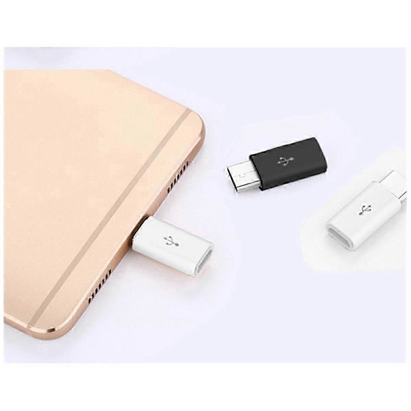 Type-C Konverter Adapter Android Mini till Type-C OTG Konverter Huvud Data Type-C Mini Konverter,