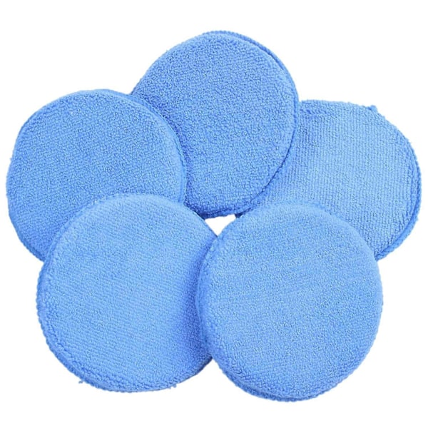 10 x Bilvoks Polering Mikrofiber Skum Svamp