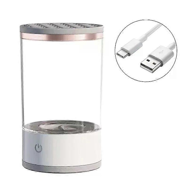 Bärbar USB Elektrisk Sminkborstrengörare 3 i 1 Snabbtorkställ för Sminkborstar Rengöringsverktyg Personlig Vård och Kommunikation