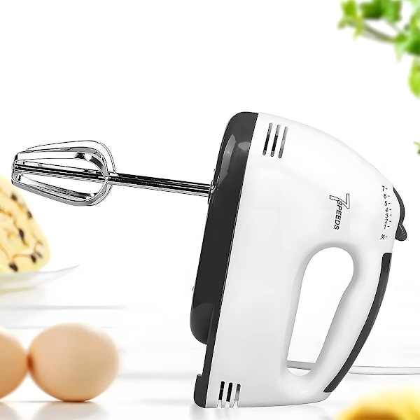 7-växlad Elektrisk Handmixer med Turbo-funktion och Utkastningsknapp