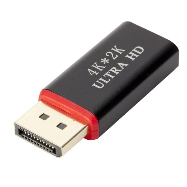Kompatibel med DisplayPort til HDMI-adapter High Definition Kompatibel med 4K*2K DP til High Definition Multimedia Interface-konverter