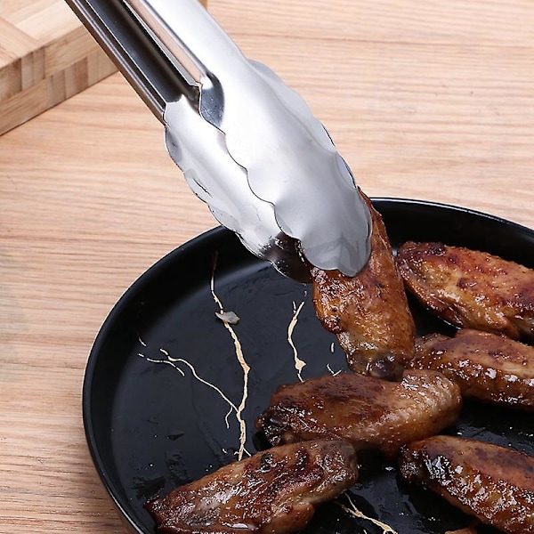 Lange Grilltang i Rustfritt Stål for Matlaging, Grill, Buffet og Vend Mat