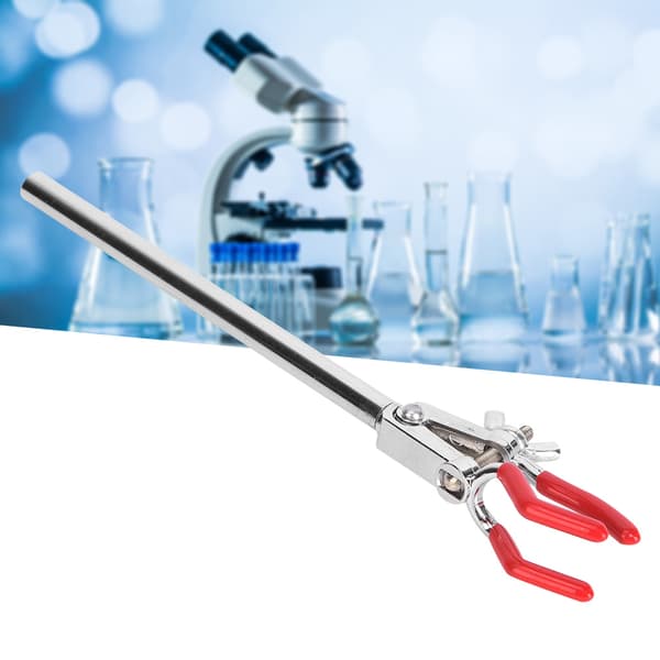 Sinklegering Tre Kjeve Lab Kolbe Klemme Klips Laboratorieinstrument Eksperimenttilbehør