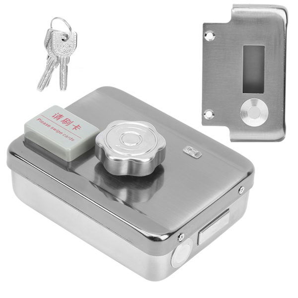 Elektriskt dörrlås ID-kort i rostfritt stål Access Control System med fjärrkontroll