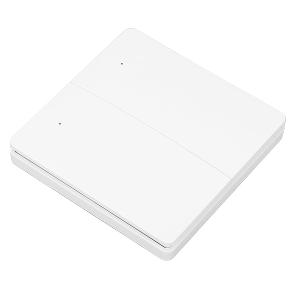 2-knaps WiFi-afbryder til ZigBee APP-kontrol, selvdrevet trådløs lysafbryder til boligbelysningssystem