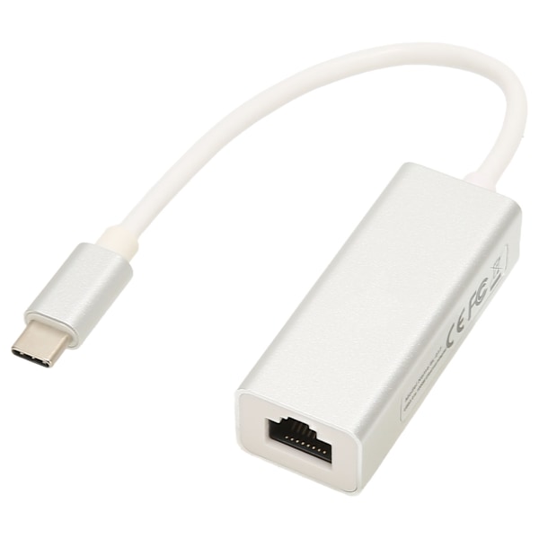 USB C till Ethernet-adapter 10M 100M 1000M USB3.0 Hub Typ C till RJ45 Nätverkskabelgränssnitt Trådbundet nätverkskort Adapter