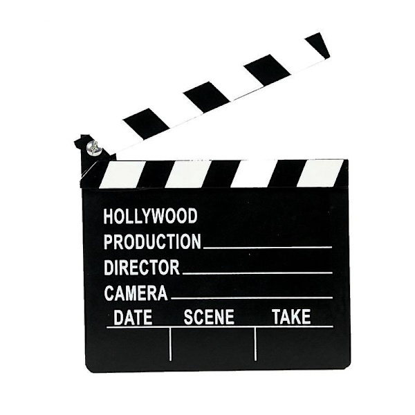 Musta Puinen Hollywood-Elokuvan Klappi