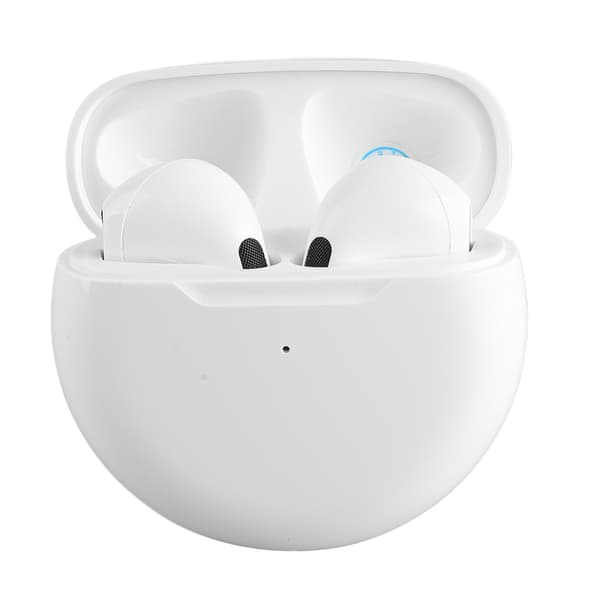 Trådløse øretelefoner Multifunktion HD Støjreducerende HiFi Stereo Lyd Dyb Bas Bluetooth Øretelefoner Hvid