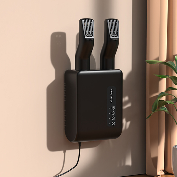 Elektrisk skotorkare med timer, väggmonterad, kompakt skotorkmaskin för stövlar (CN-kontakt 220V)
