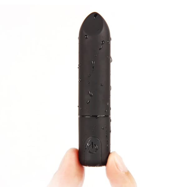 Masturbationsmassager 10 Frekvens Lydløs USB Genopladelig Vibrationsmassage til Kvinder Sort