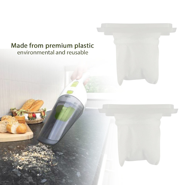 2 stk. erstatningsfilter til Black & Decker VF110 støvsuger Dustbuster-filter