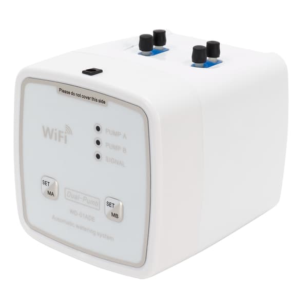 WIFI Intelligent Trädgårdsbevattningstimer Droppbevattningssystem Vattningssystem 100‑240V Dubbelpump EU-kontakt