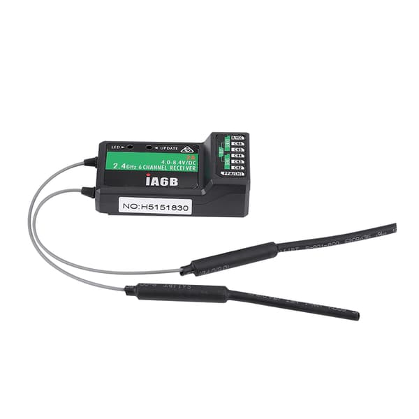 Flysky FS‑IA6B IA6B 2.4G 6CH RC-mottaker PPM for FS‑I6X FS‑I6S I8 RC-sender